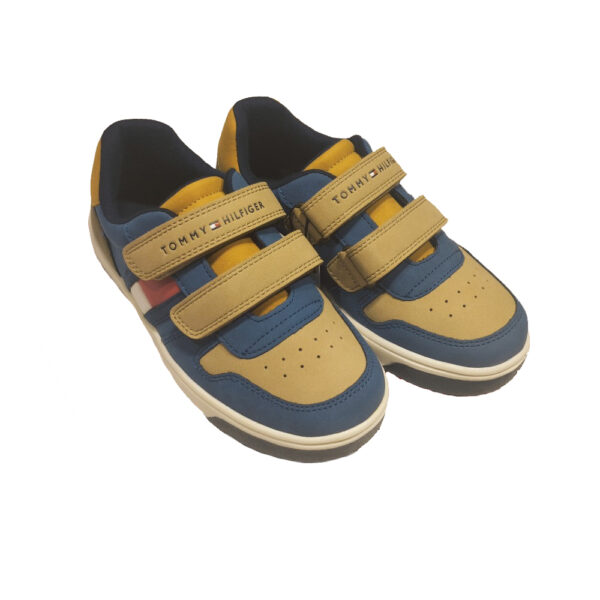 scarpe da bambino TOMMY HILFIGHER sneakers con doppio velcro - immagine 3