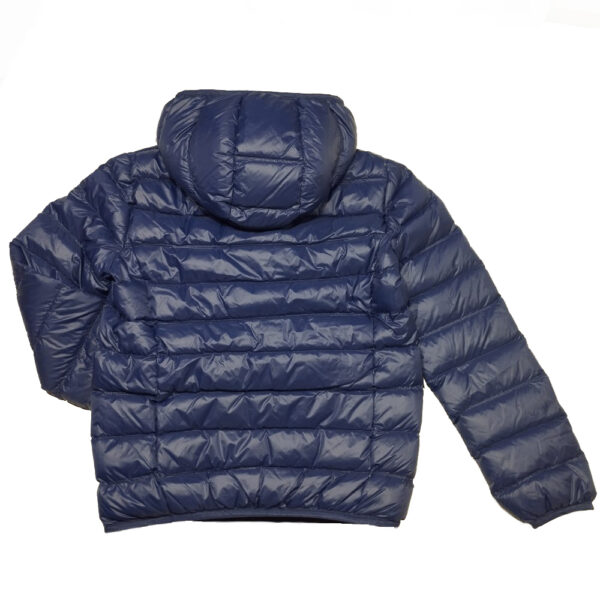 piumino cento grammi da bambino di Emporio Armani blu con cappuccio - immagine 2