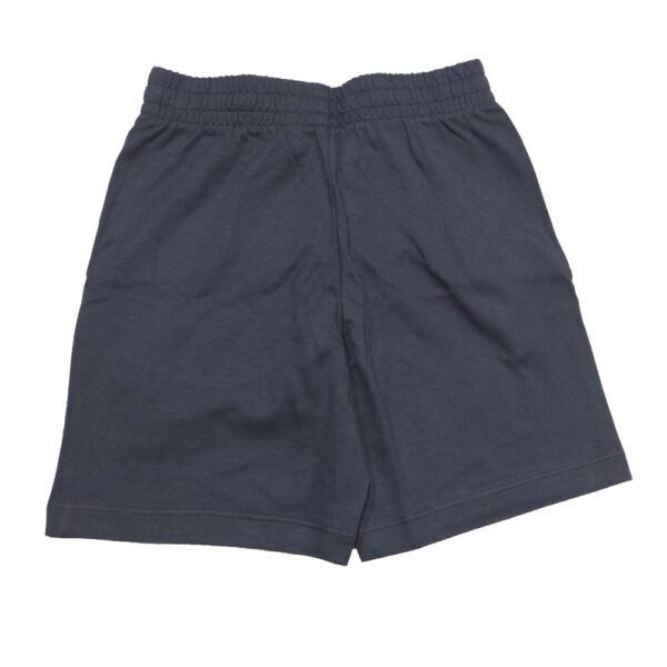 short da bambino Emporio Armani blu di puro cotone con tasche - immagine 3