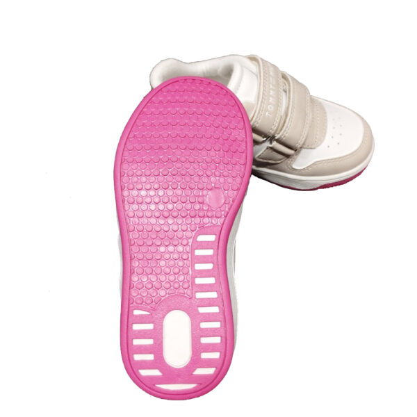 scarpe da bambina sneakers di TOMMY HILFINGER fucsia con strappo - immagine 2